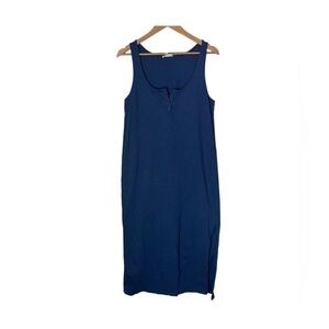 Sezane Blue Sleeveless Dress